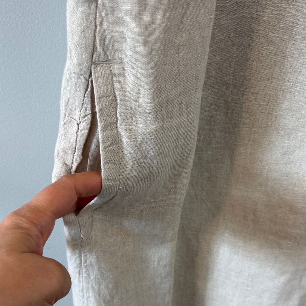 JCrew Sleeveless Linen Dress - Picture 3 of 6